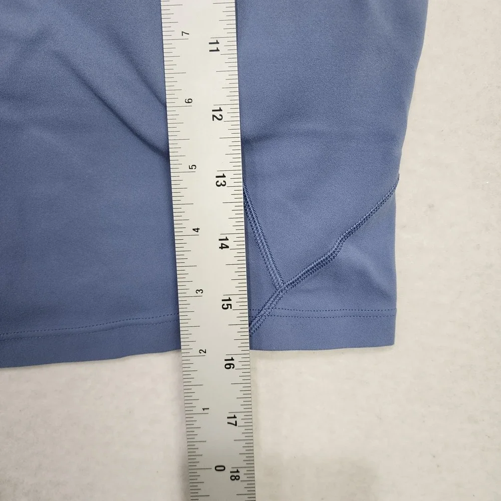 Lululemon Align Tank Top Womens 10 Blue V-Neck Light Support Athletic Cropped